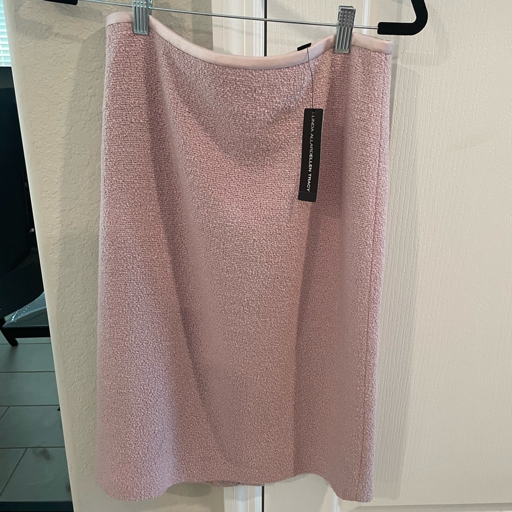 NWT Linda Allard Ellen Tracy Size 10! Gorgeous Pink Skirt